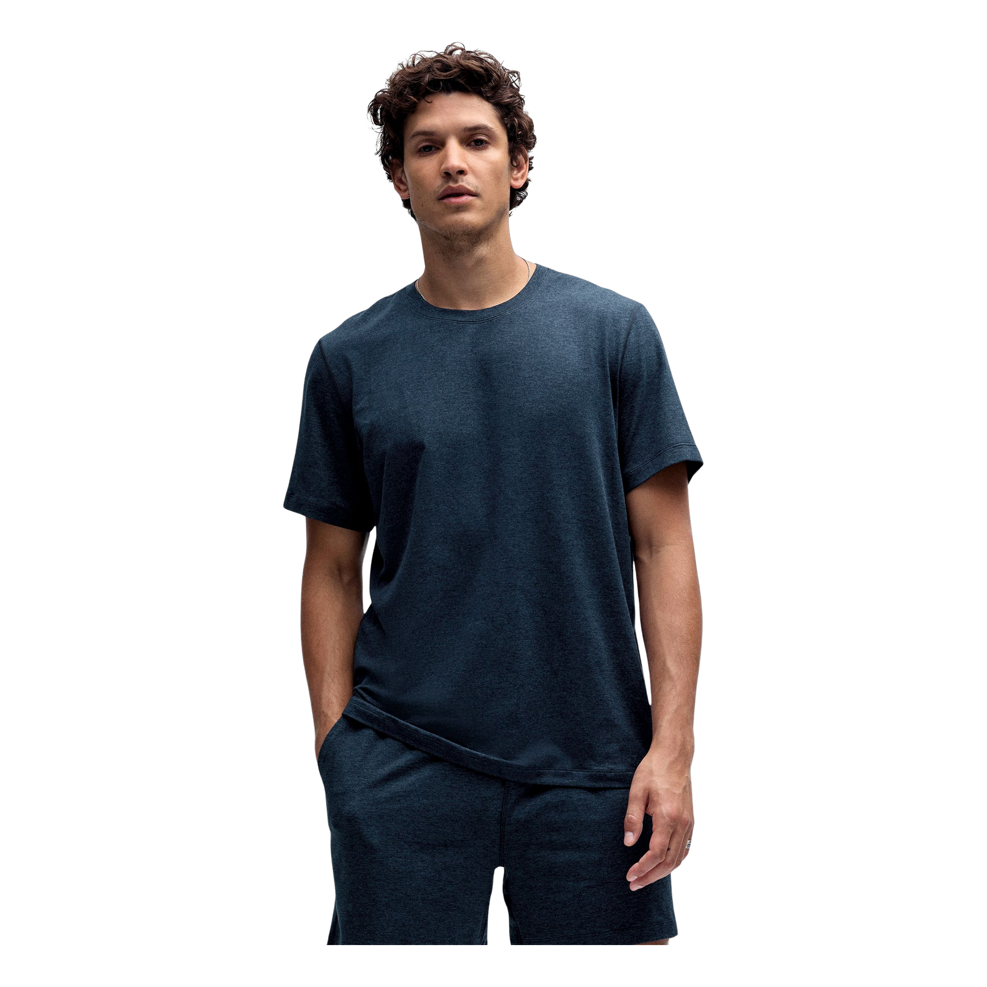 jerseyshortsleeve.HeatheredNavy