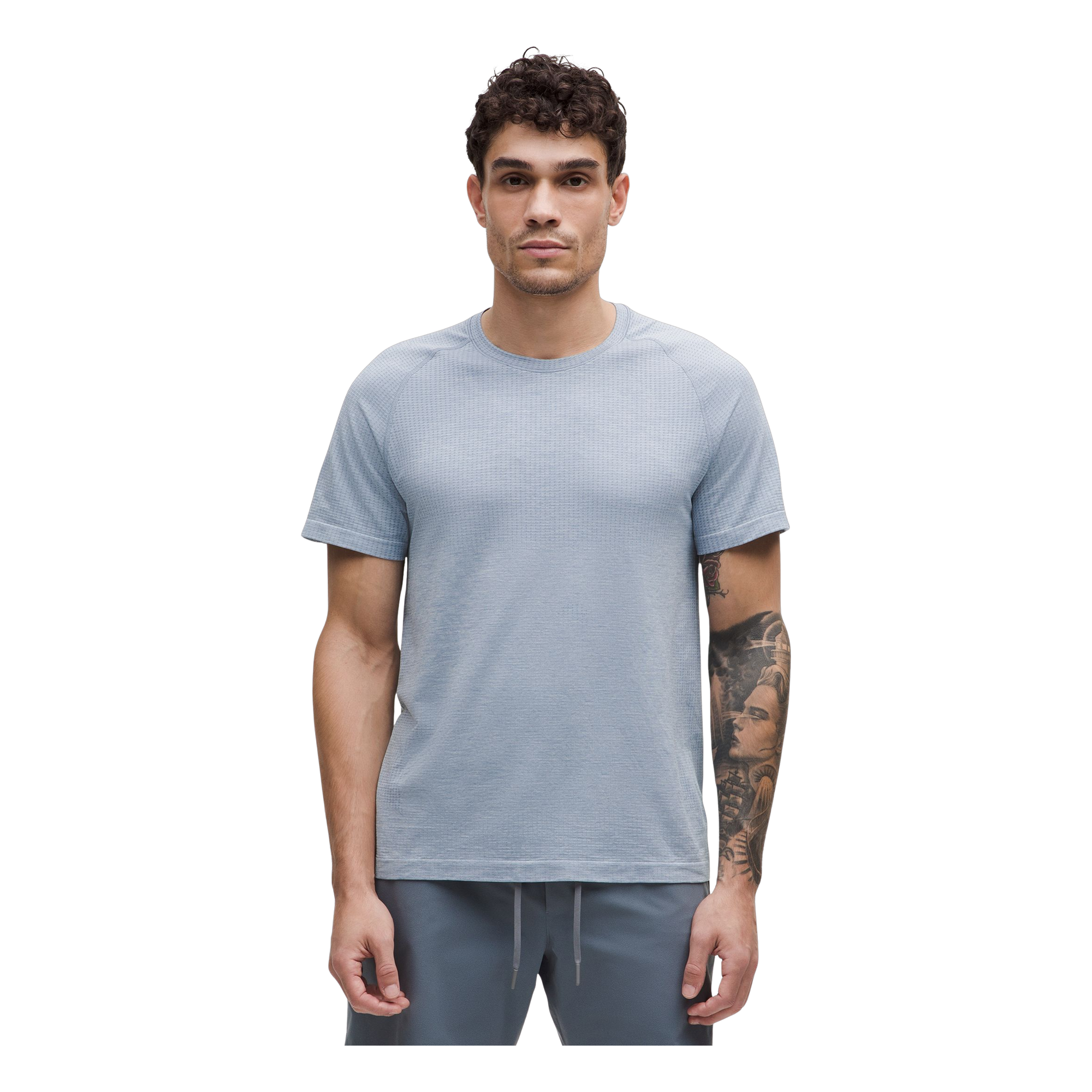 metalshortsleeve.WashedDenimStarchBlue