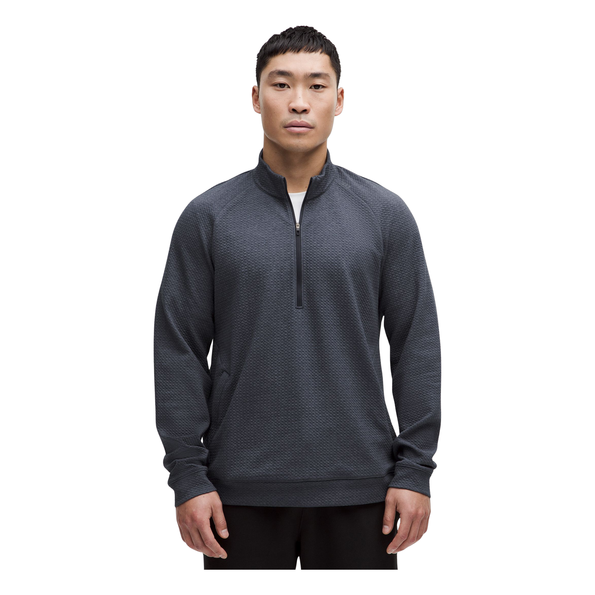 texcottonhalfzip.HeatheredTrueNavy